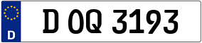 Truck License Plate